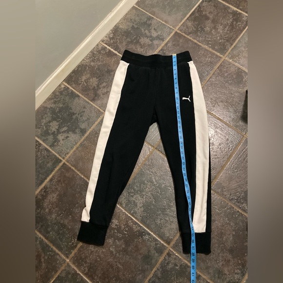 Puma Black and White Jogger Sweatpants. Size M - Picture 3 of 12